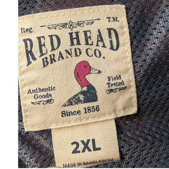 Redhead Shirt Mens 2XL Plaid Long Sleeve Button Up Hiking Outdoor Top Hunting - Picture 3 of 14